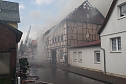 Dachstuhlbrand in Wülfingerode (Foto: S. Dietzel) Dachstuhlbrand in Wülfingerode (Foto: S. Dietzel)