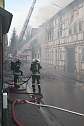 Dachstuhlbrand in Wülfingerode (Foto: S. Dietzel) Dachstuhlbrand in Wülfingerode (Foto: S. Dietzel)