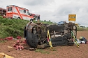 Schwerer Unfall auf der B243 (Foto: S. Tetzel)
