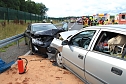 Schwerer Unfall bei Mackenrode (Foto: S.Dietzel) Schwerer Unfall bei Mackenrode (Foto: S.Dietzel)