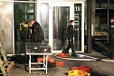 Feuerwehren im Einsatz an der Atrium-Passage (Foto: S. Dietzel) Feuerwehren im Einsatz an der Atrium-Passage (Foto: S. Dietzel)