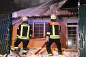 Dachstuhlbrand in Leimbach (Foto: S. Dietzel)