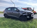 Unfall auf der B4 bei Sundhausen (Foto: S. Dietzel)