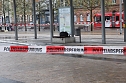 Herrenlose Tasche auf dem Bahnhofsvorplatz sorgt für Polizeieinsatz (Foto: S. Dietzel) Herrenlose Tasche auf dem Bahnhofsvorplatz sorgt für Polizeieinsatz (Foto: S. Dietzel)
