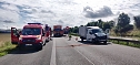Schwerer Unfall auf der A38 (Foto: Freiwillige Feuerwehr Breitenworbis/SD)