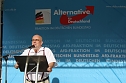 Wahlkampfauftakt der AfD vor dem Nordh&auml;user Rathaus (Foto: oas)