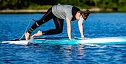 Fitnessprogramm auf dem Wasser mit Susanne Lier (Foto: Christoph Keil) Fitnessprogramm auf dem Wasser mit Susanne Lier (Foto: Christoph Keil)