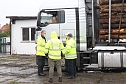 Holzlasterkontrolle in Niedersachswerfen (Foto: S. Dietzel) Holzlasterkontrolle in Niedersachswerfen (Foto: S. Dietzel)