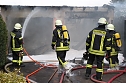 Garagenbrand in Werther (Foto: S. Dietzel)