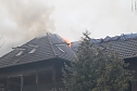 Dachstuhlbrand in Heringen  (Foto: S.Dietzel)
