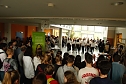 An der Lessing-Schule wurde gestern die dritte Runde des "Tags in der Praxis" mit einer Berufsmesse eingeläutett (Foto: agl) An der Lessing-Schule wurde gestern die dritte Runde des "Tags in der Praxis" mit einer Berufsmesse eingeläutett (Foto: agl)