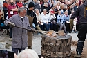 Glockenguss vor St. Blasii in Nordhausen (Foto: agl)