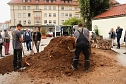 "Glockengeburt" vor der St. Blasii-Kirche (Foto: agl)