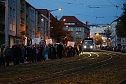 Demonstrationszug durch die Nordh&auml;user Innenstadt (Foto: agl)