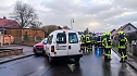 Crash bei G&uuml;nzerode (Foto: Feuerwehr Gro&szlig;wechsungen/Silvio Dietzel)