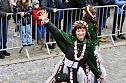 Ein bunter Karnevalszug zog sich am Rosenmontag durch Sondershausen (Foto: Eva Maria Wiegand)