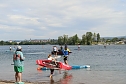 Grand Slam auf dem Wasser: beim EVN Sup Cup traf sich heute wieder die Elite der Stehpaddler auf dem Sundh&auml;user See (Foto: agl)