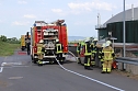 Feuerwehr&uuml;bung an der Biomethananlage in Bielen (Foto: oas)
