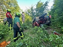 Schwerer Unfall im Wald zwischen Großfurra und Straußberg (Foto: S. Dietzel) Schwerer Unfall im Wald zwischen Großfurra und Straußberg (Foto: S. Dietzel)