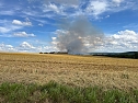 Feuer in der Goldenen Aue (Foto: Die am Einsatz beteiligten Feuerwehren)