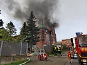 Geb&auml;ude in der Rothenburgstra&szlig;e in Flammen (Foto: C.Wilhelm/S.Tetzel)