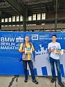 Zwei Nordh&auml;user beim Berlin Marathon (Foto: Jens-Uwe Krebs)