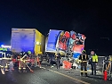 Schwerer Unfall auf der A38 bei Wallhausen (Foto: S. Dietzel)