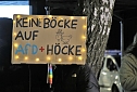Gegenprotest zur AfD Veranstaltung in Sundhausen (Foto: agl)