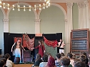 Das "White Horse Theatre" war wieder am Humboldt-Gymnasium zu Gast (Foto: Christoph Keil)