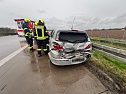 Unfall auf der A38 (Foto: S. Dietzel)