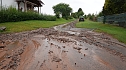 N&auml;chtlicher Starkregen hinterl&auml;sst Spuren in Salza (Foto: nnz)