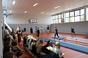 Einmal runderneuert - die Turnhalle der Nordh&auml;user Berufsschule wurde heute eingeweiht (Foto: agl)