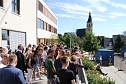 Festakt, Richtfest, Sommerparty - an der Oberstufe des Humboldt-Gymnasiums gab es heute volles Programm (Foto: agl)