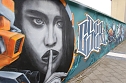 Graffiti an der Nordbrand-Wand (Foto: agl)
