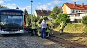 Praktische Ausbildung am Gleis (Foto: Stefan L&auml;nger, Verkehrsbetriebe Nordhausen)