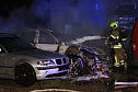 In Nordhausen mussten in der Nacht brennende Fahrzeuge gel&ouml;scht werden (Foto: S. Dietzel)