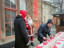 Peter Blei unterwegs auf dem Weihnachtsmarkt (Foto: Peter Blei)