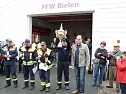 Wasser marsch in Bielen (Foto: Feuerwehr)