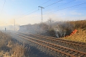 Feuer am Bahndamm bei Wollersleben und Wolkramshausen (Foto: S. Dietzel) Feuer am Bahndamm bei Wollersleben und Wolkramshausen (Foto: S. Dietzel)