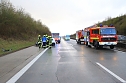 Unfall auf der A38 heute Nachmittag (Foto: Silvio Dietzel) Unfall auf der A38 heute Nachmittag (Foto: Silvio Dietzel)