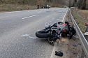 Motorradunfall bei Netzkater (Foto: S. Dietzel)