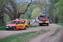 Großeinsatz am Möwensee (Foto: S. Dietzel) Großeinsatz am Möwensee (Foto: S. Dietzel)