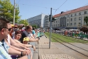 Schienencorso der Nordhäuser Straßenbahn zum 55. Rolandsfest (Foto: agl) Schienencorso der Nordhäuser Straßenbahn zum 55. Rolandsfest (Foto: agl)
