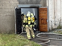Brand in der Schie&szlig;anlage (Foto: S.Dietzel)