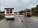 Unfall auf der Autobahn (Foto: S.Dietzel)