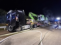 LKW-Brand auf der A38 (Foto: S.Dietzel/ Feuerwehr)