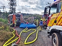 Waldbrand&uuml;bung der Feuerwehren  (Foto:  Feuerwehr)