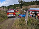 Waldbrand&uuml;bung der Feuerwehren  (Foto:  Feuerwehr)