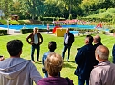 Einweihung des neuen Planschbeckens im Ilfelder Freibad (Foto: Gemeinde Harztor) Einweihung des neuen Planschbeckens im Ilfelder Freibad (Foto: Gemeinde Harztor)
