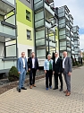 Stippvisite aus Erfurt bei den WBG Objekten in Bleicherode (Foto: WBG S&uuml;dharz)